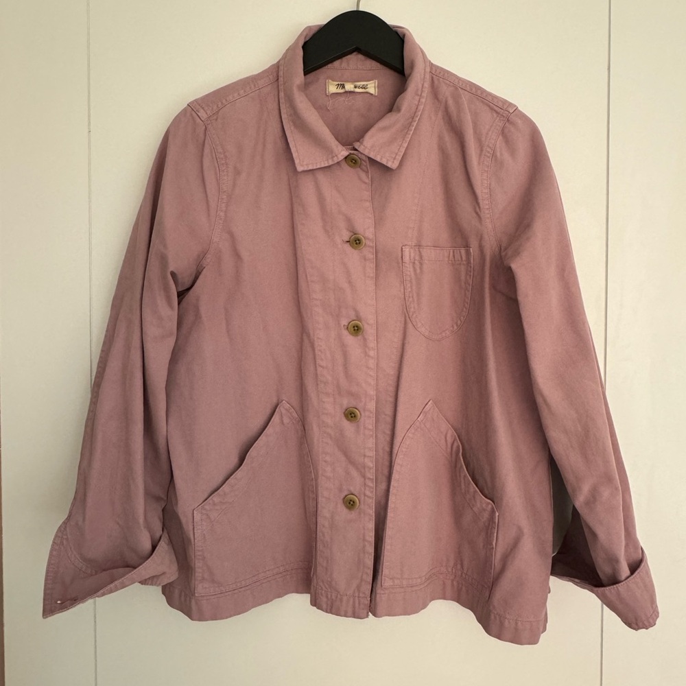 Madewell lavender chore coat size medium